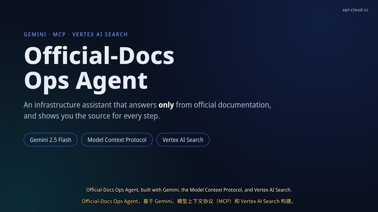 Official-Docs Ops Agent demo video